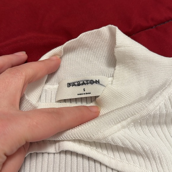 Babaton white top long sleeve - Picture 2 of 3